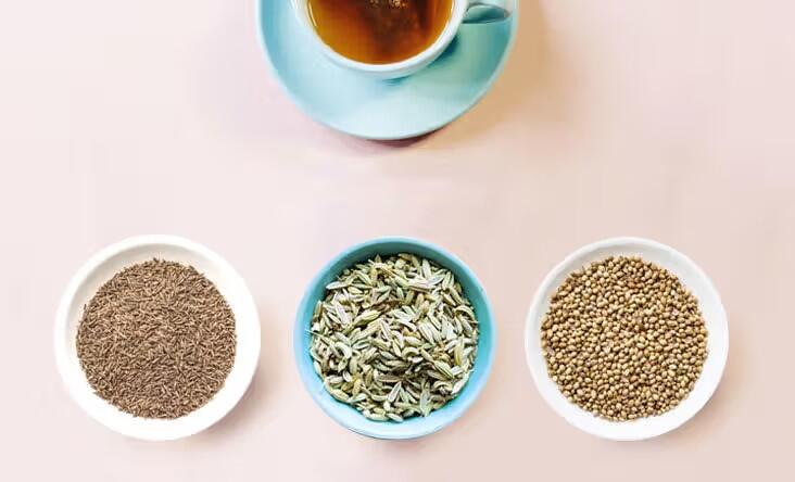 What happens when you consume cumin-coriander-fennel tea every day?