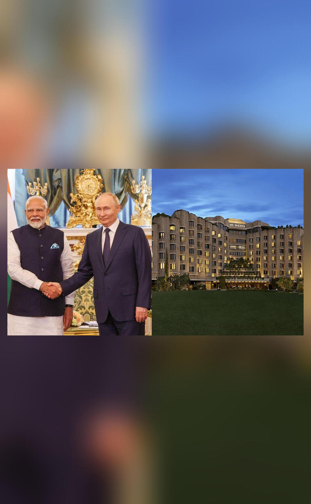 What is the cost of Putin's 'Chanakya Suite' in Delhi hotel?