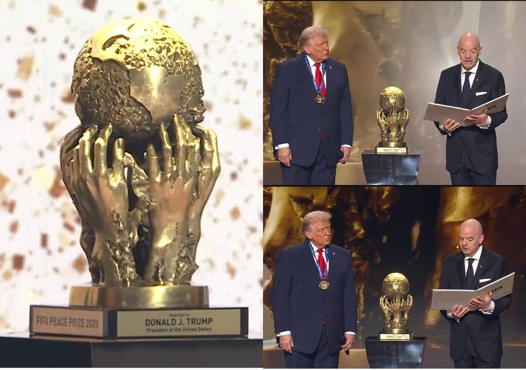 Donald Trump awarded first-ever FIFA Peace Prize