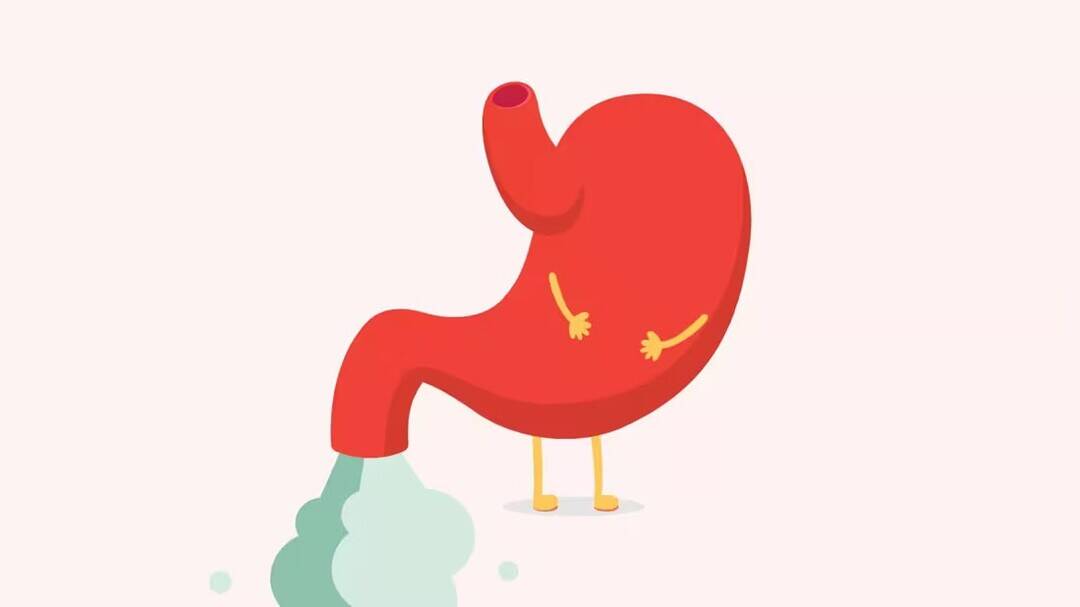 What happens when a person holds in a fart?