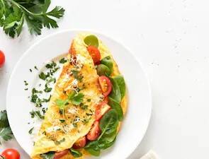 What happens if a person eats an egg omelette every day?