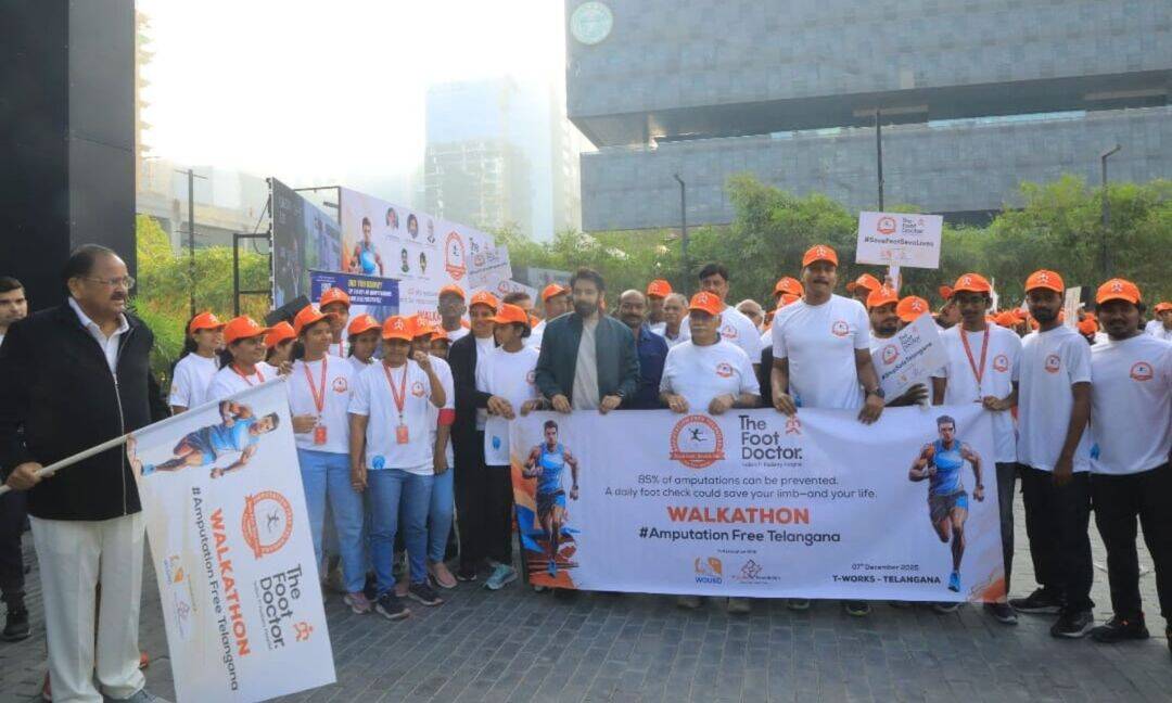 Hyderabad walkathon highlights rise in diabetic foot complications