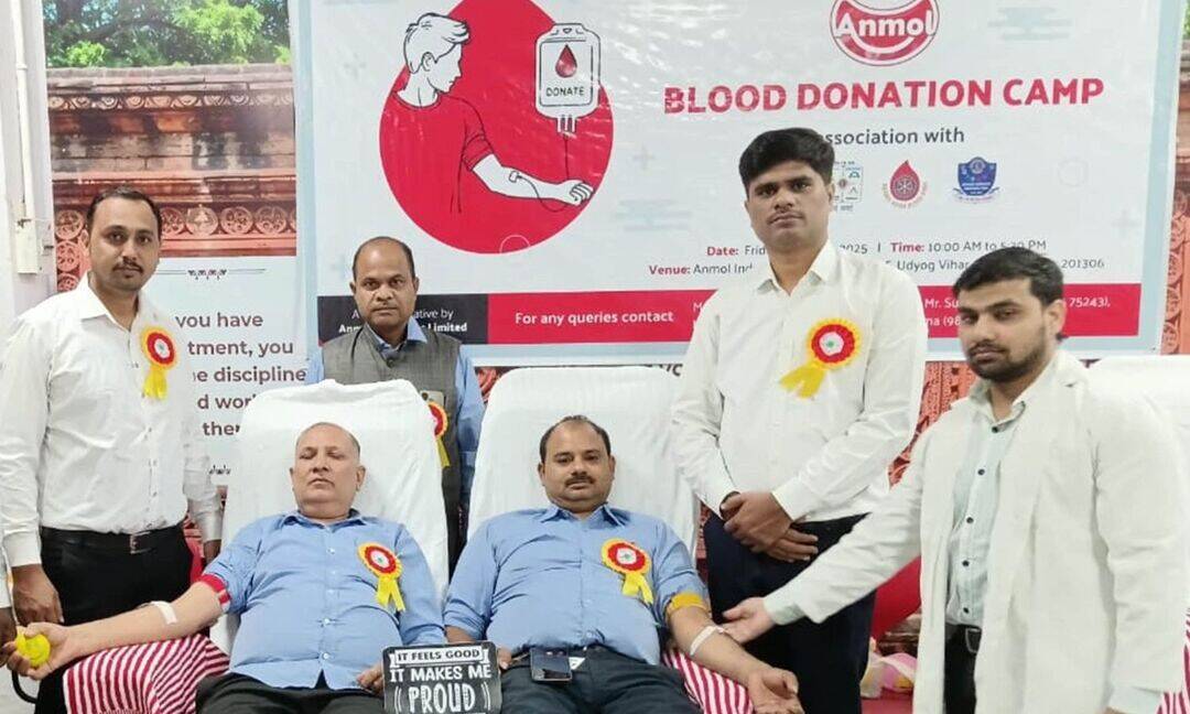 Anmol Industries hosts major blood donation drive in Greater Noida