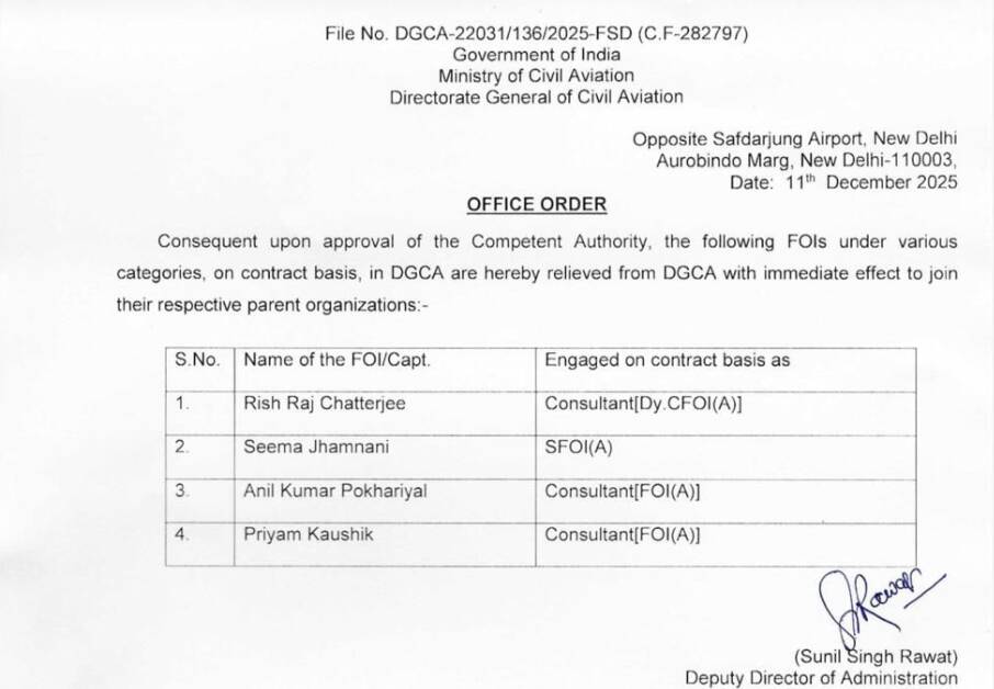 DGCA suspends 4 Flight Operations Inspectors over IndiGo crisis