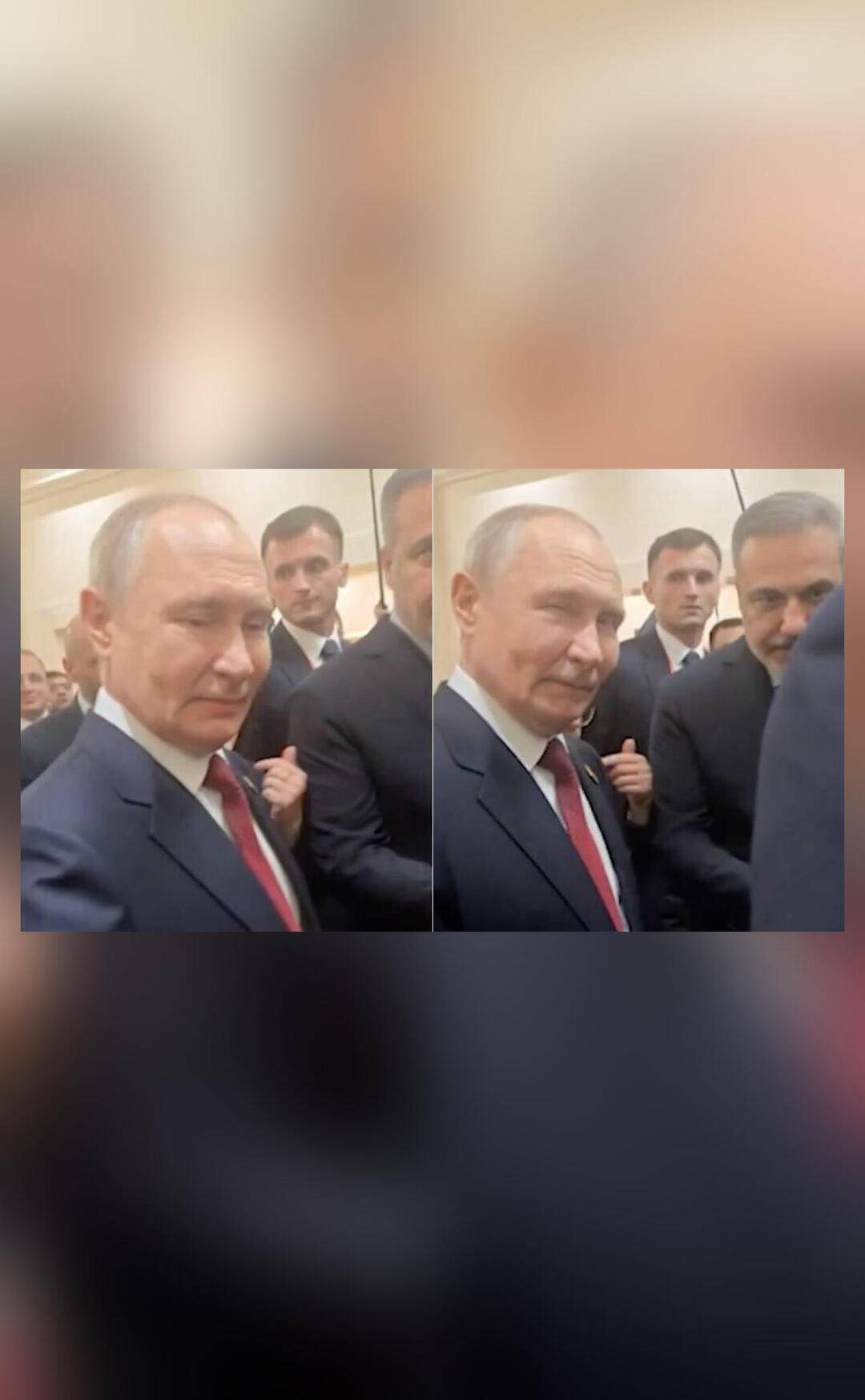 Putin winks at journalist after closed-door meet with Turkish Prez