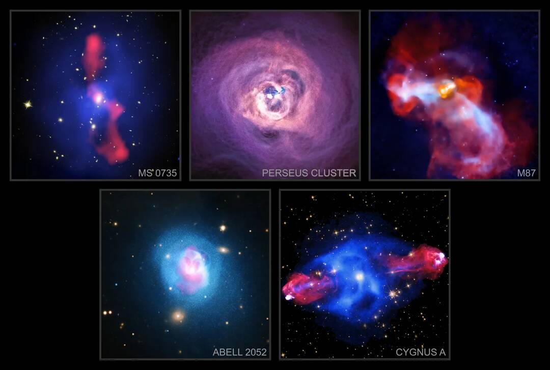 NASA shares images of galaxy clusters