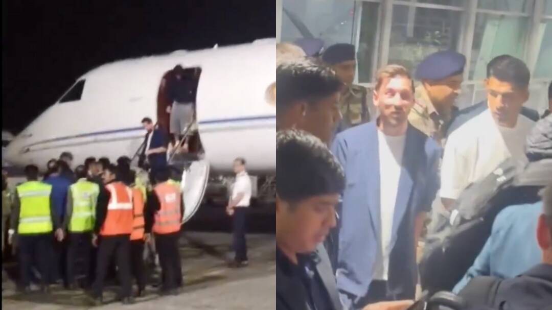 Lionel Messi arrives in India, thousands of fans welcome him in Kolkata