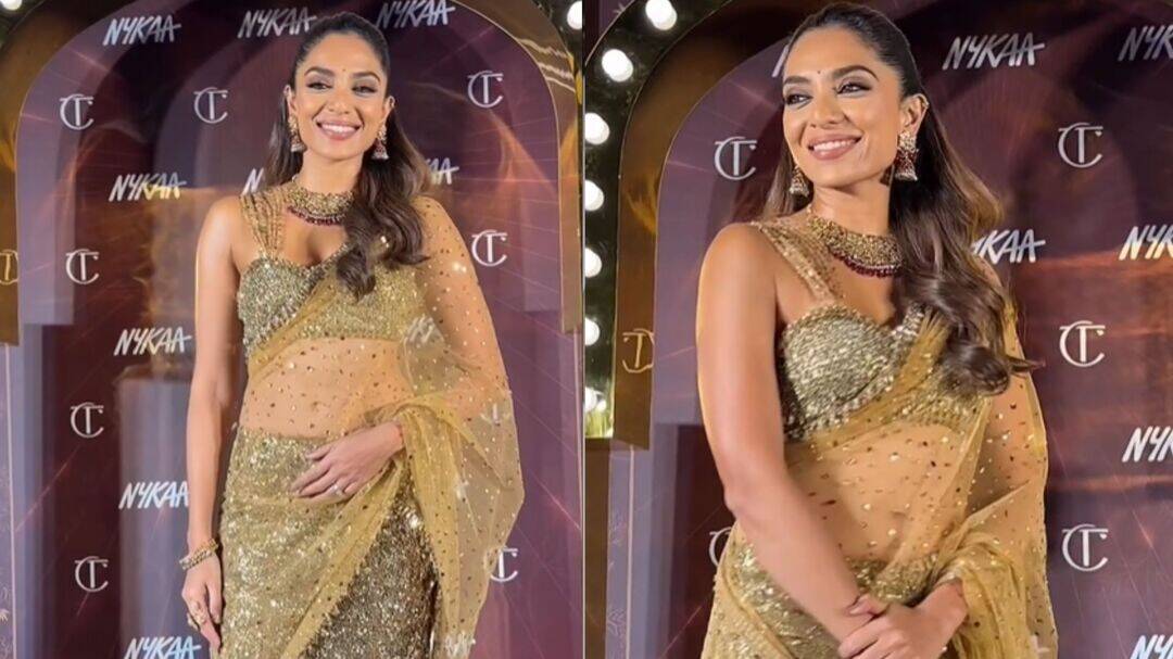 Sobhita Dhulipala steals the show in shimmery golden lehenga