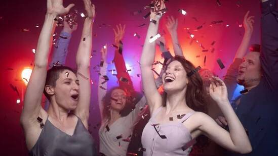 Why should people avoid back-to-back year-end parties?