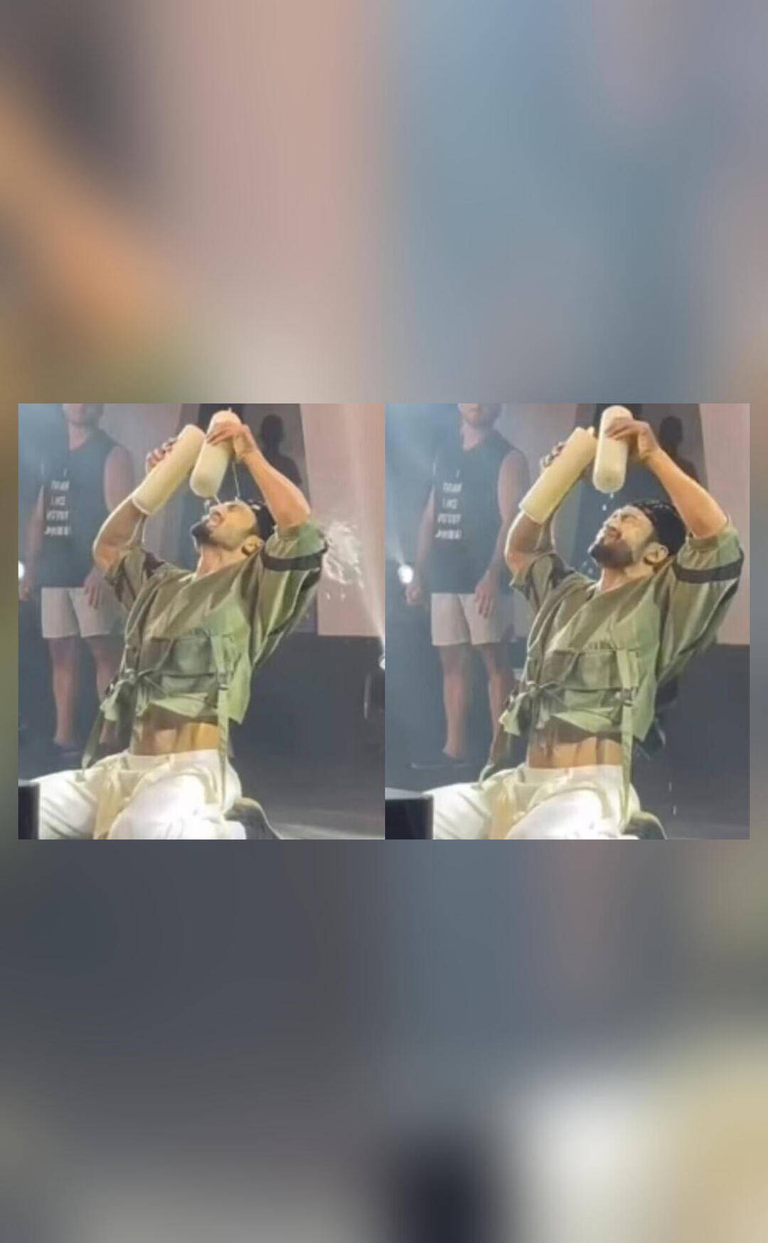 Actor Vidyut Jammwal pours wax from burning candles on his face, shares video