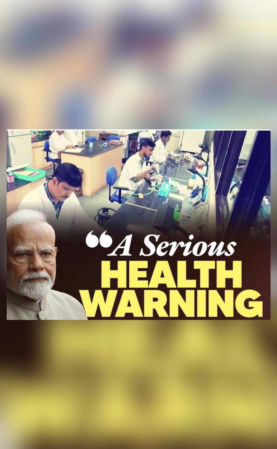 PM Modi shares health warning every Indian must take seriously