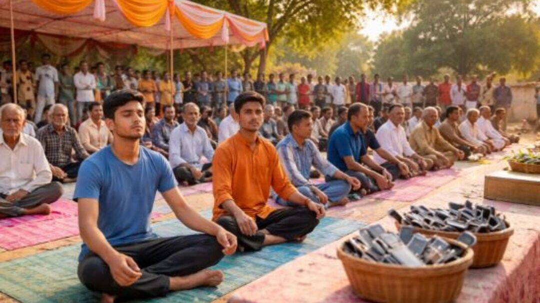 Idle sitting contest in Punjab highlights digital detox risks