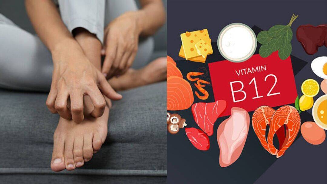 Foot warning signs that indicate lack of vitamin B12