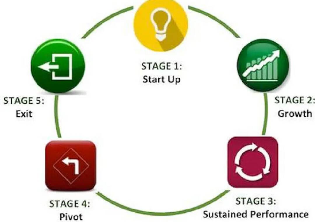 What are the stages of a business venture?