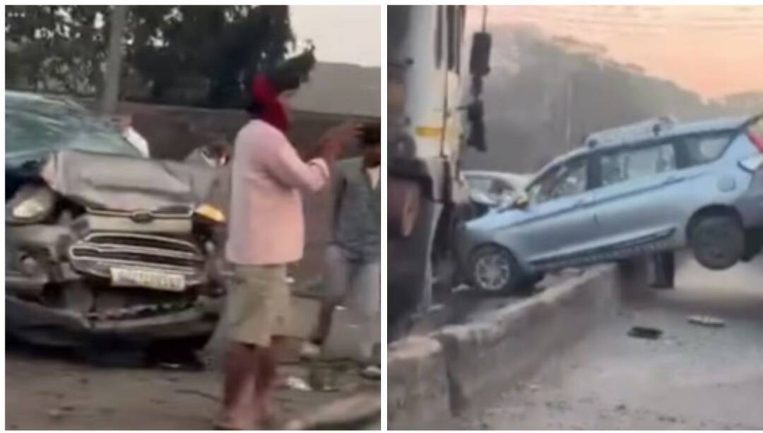 Multi-vehicle crash in Thane near Gaimukh Ghat snarls traffic