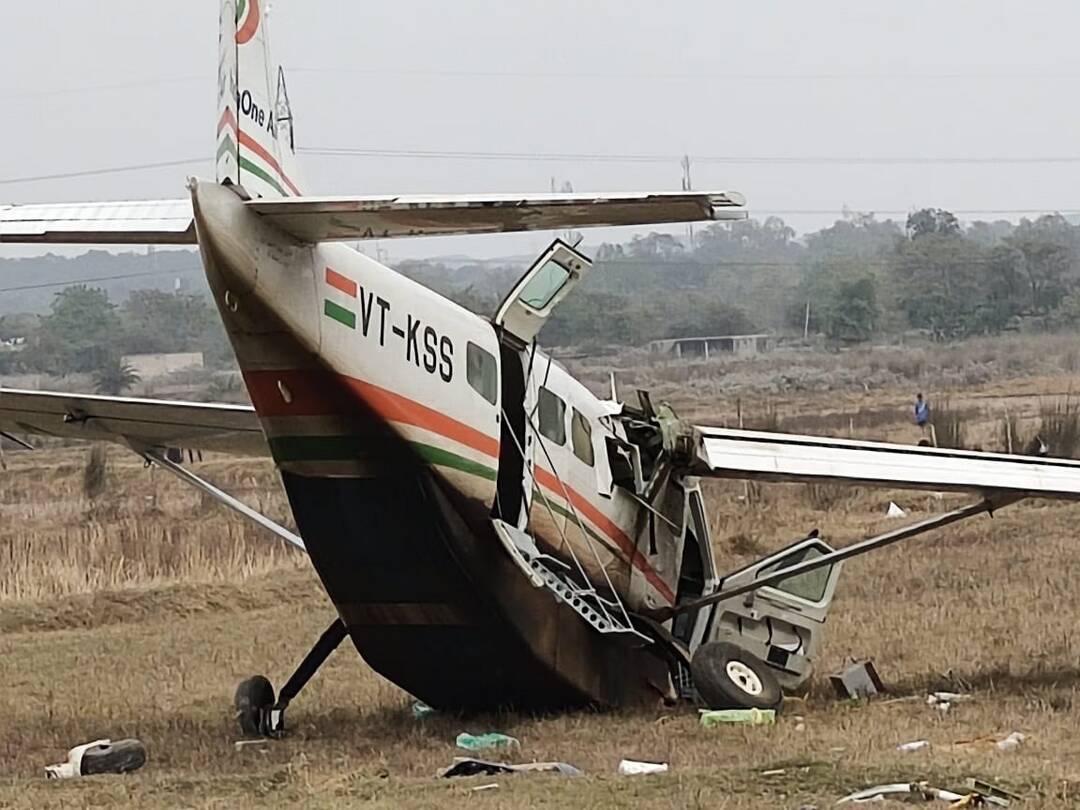 9-seater plane crashes in Odisha