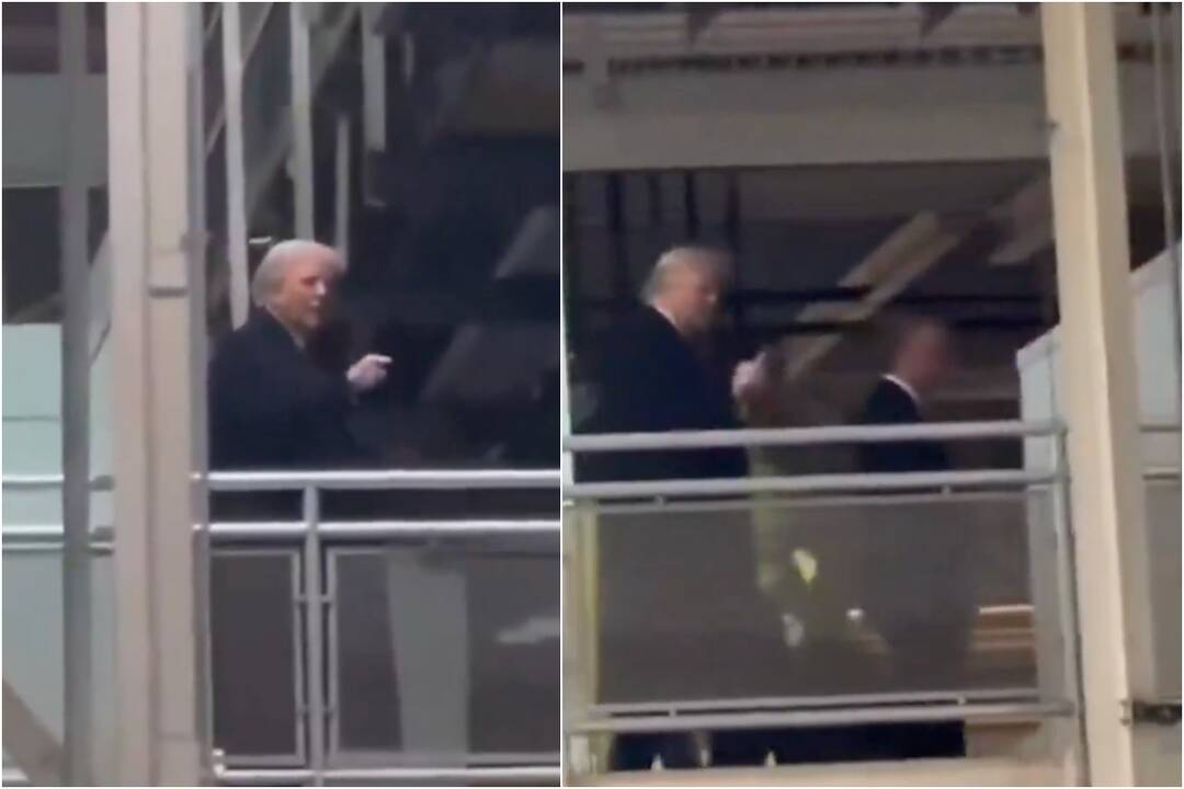 Trump abuses, shows middle finger after man calls him 'paedophile protector'