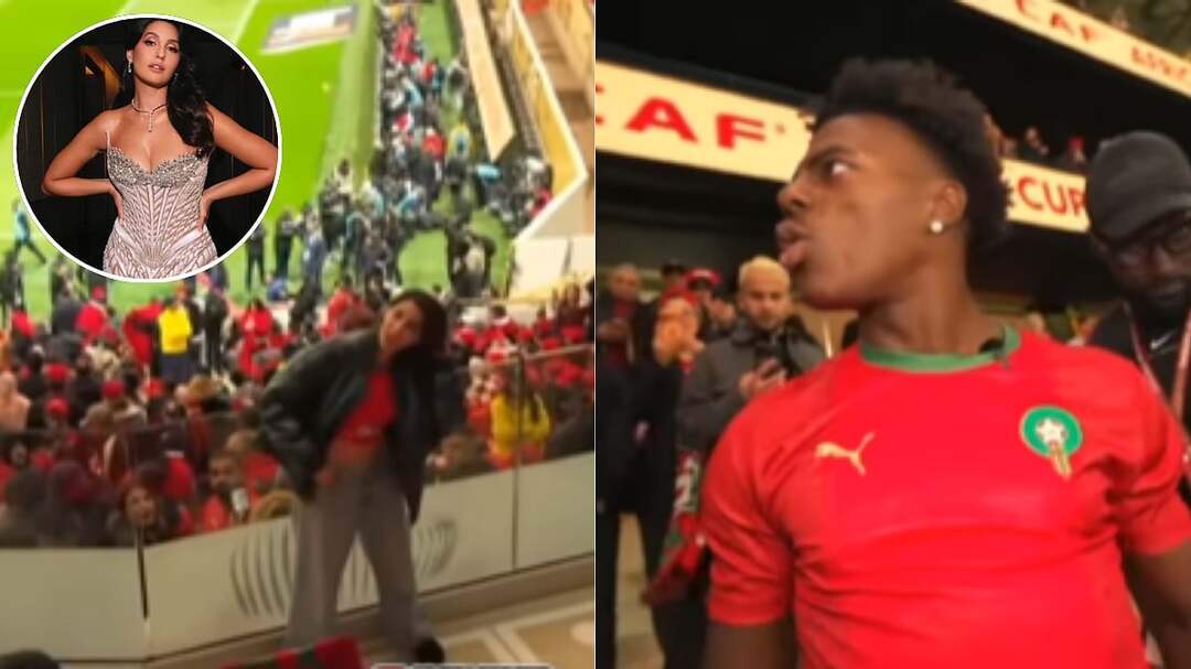 Netizens amused as IShowSpeed ignores Nora Fatehi at AFCON match