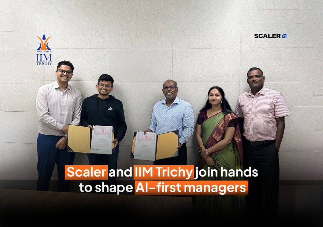 Scaler and IIM Trichy join hands to shape AI-first managers