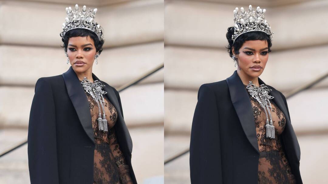 Teyana Taylor goes viral for wearing Louvre stolen crown in Paris