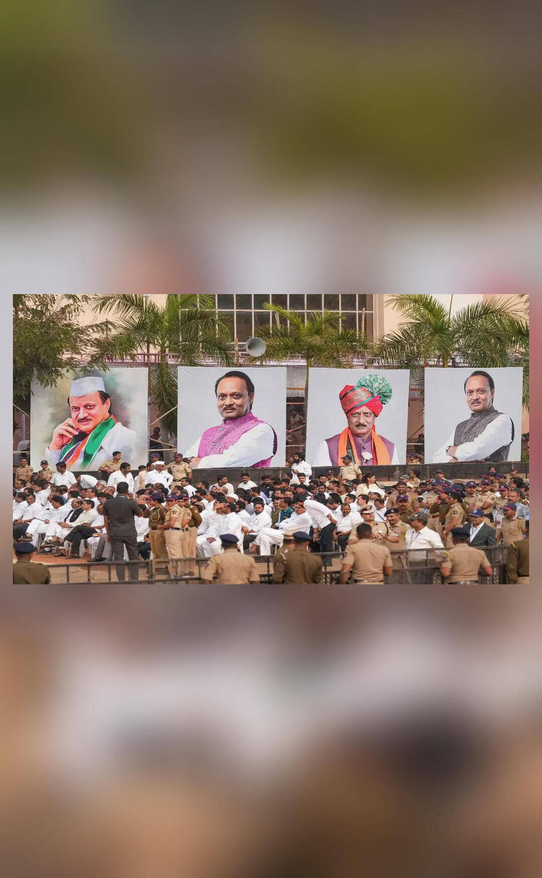 Ajit Pawar's last rites performed with full state honours