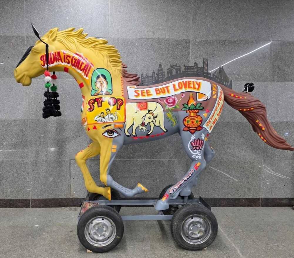 Kala Ghoda-inspired vibrant arts take over Mumbai's metro stations