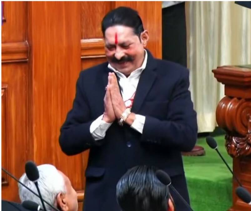 JD(U)'s Anant Singh takes oath as MLA, brought to Bihar Assembly in prison van