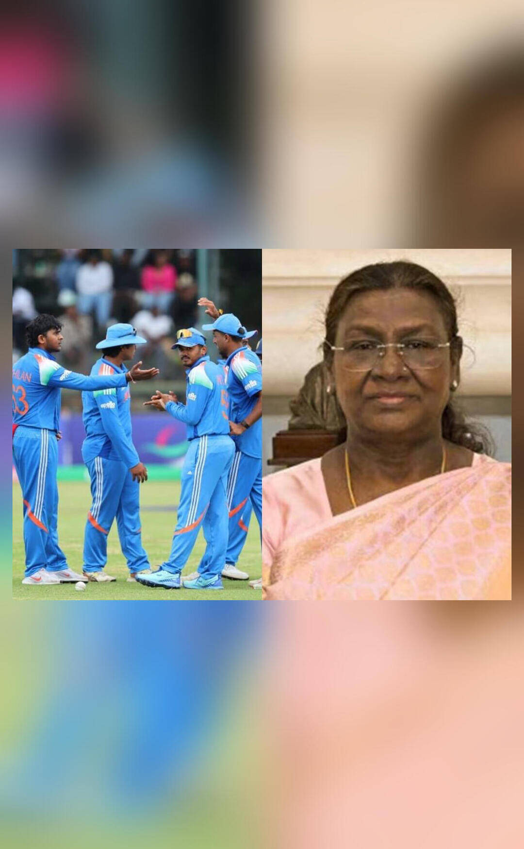 Team has done nation proud with performance: President Murmu on India's win