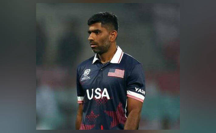 Saurabh Netravalkar gives away most runs in a match in T20 World Cup history