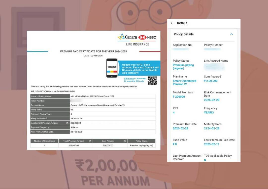 90-year-old 'mis-sold' 99-year insurance with ₹2-lakh premium/year by Canara HSBC