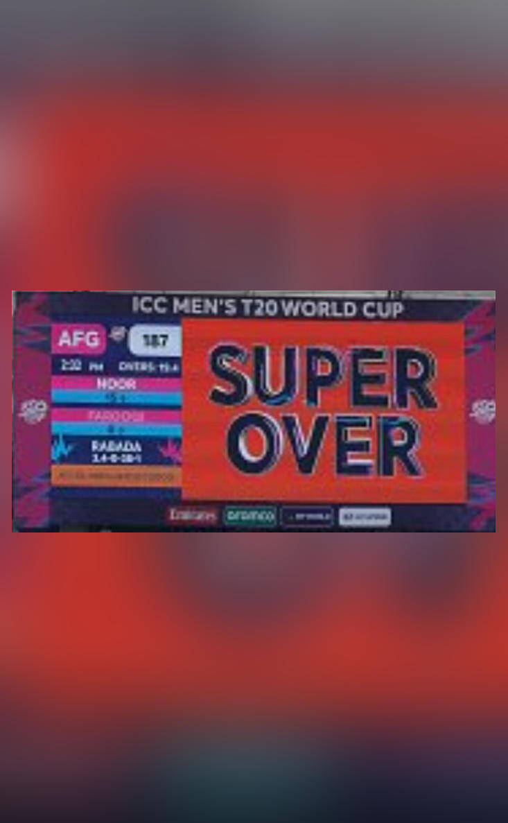 2 Super Overs used in same T20 World Cup match for 1st time as South Africa beat Afghanistan