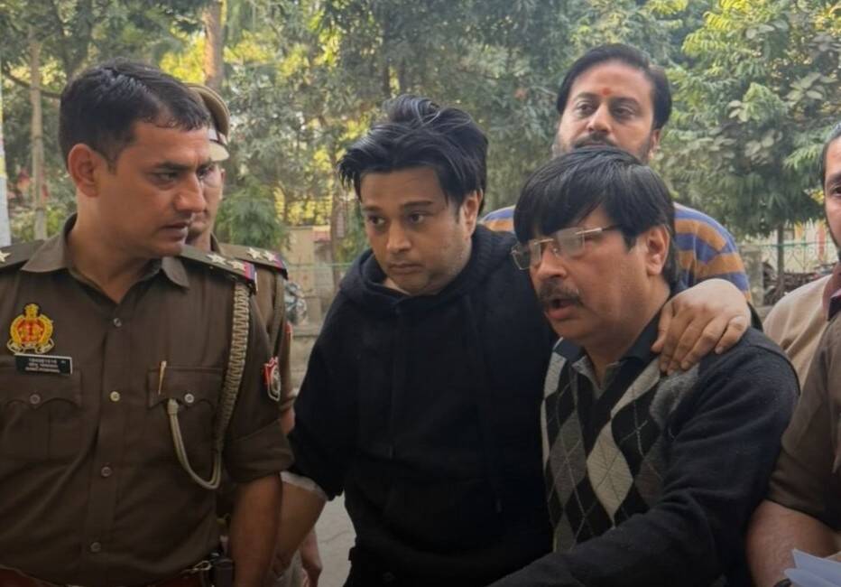 Tobacco businessman's son Shivam Mishra arrested in Kanpur's Lamborghini crash case