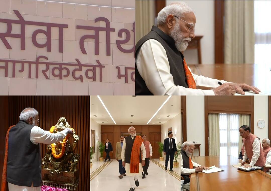 Video shows first moments of PM Modi inside Seva Teerth