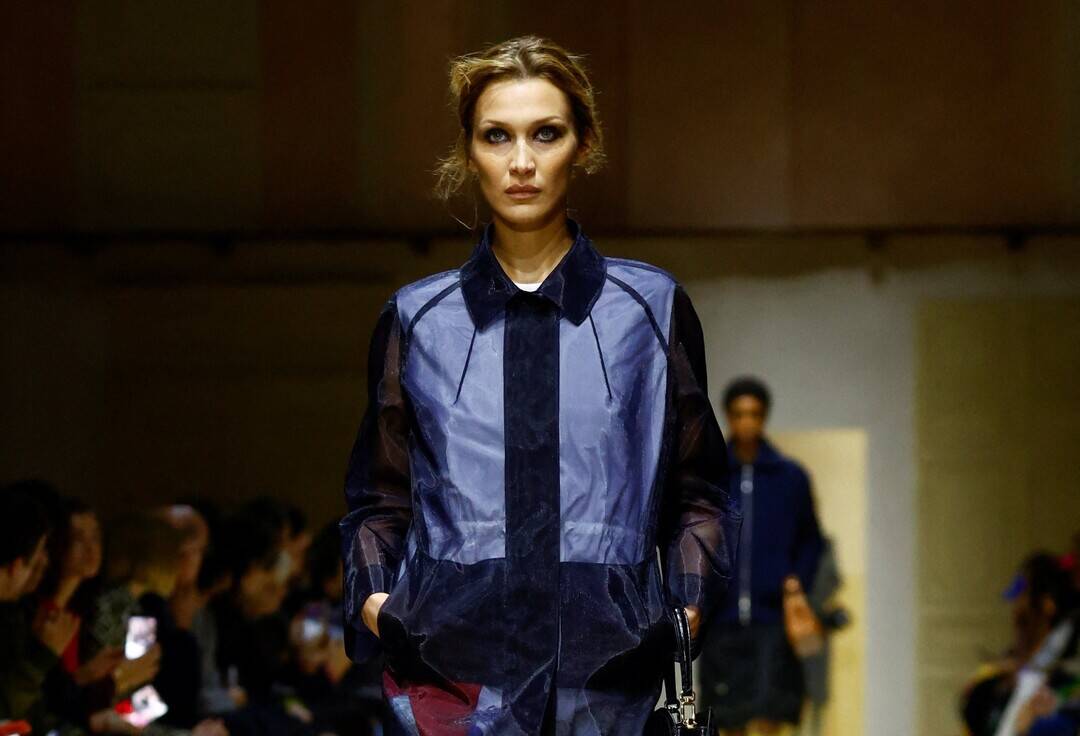 Bella Hadid returns to Milan Fashion Week with Prada debut