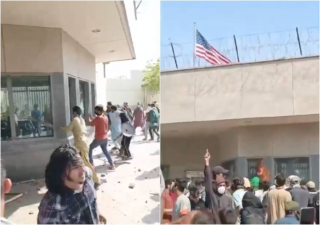 Mob sets US consulate in Pak on fire, 8 killed as troops open fire