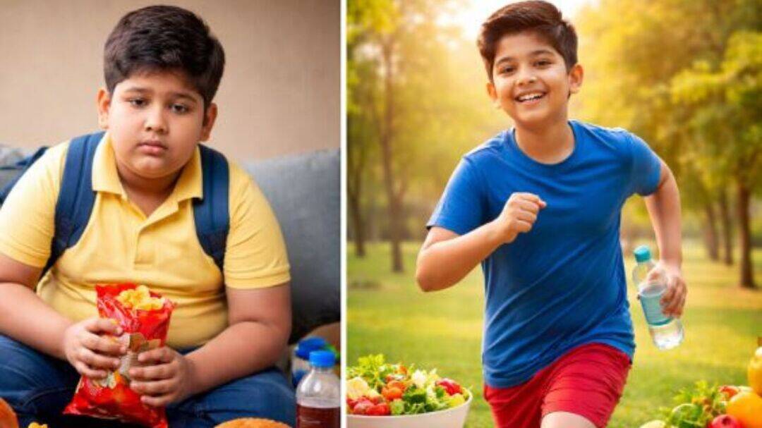 10-year-old loses 7 kg in 6 months with simple diet changes