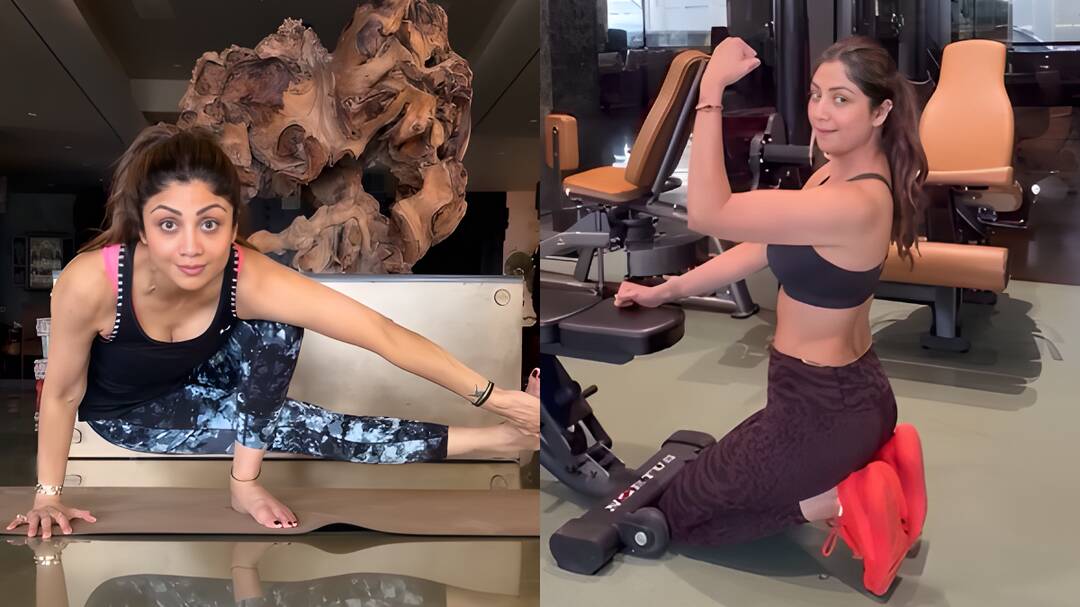 Shilpa Shetty showcases new yoga pose, inspires fitness and focus