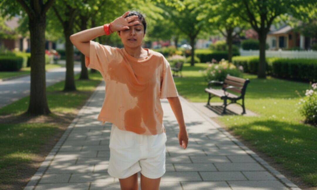 Could excessive sweating be a sign of a health issue?