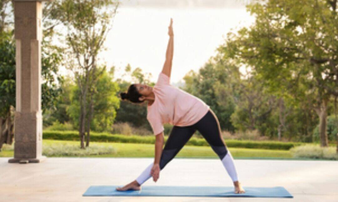 Trikonasana boosts balance, flexibility & mental wellnes: Experts