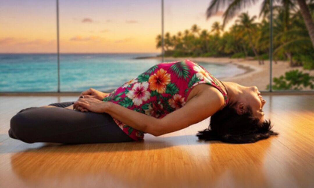 Matsyasana for fatigue relief and energy boost
