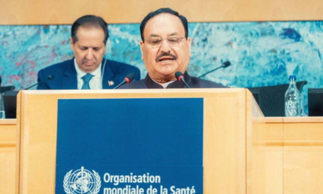 JP Nadda showcases India’s healthcare vision in Geneva