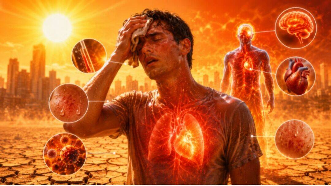 How a 46°C heatwave impacts your body?