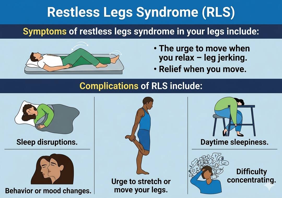 What are sleepless legs?                                    