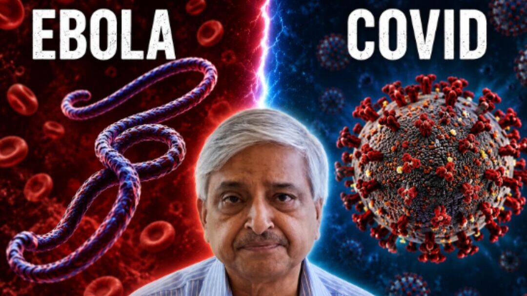 Ebola isn’t as contagious as COVID-19: Dr Guleria