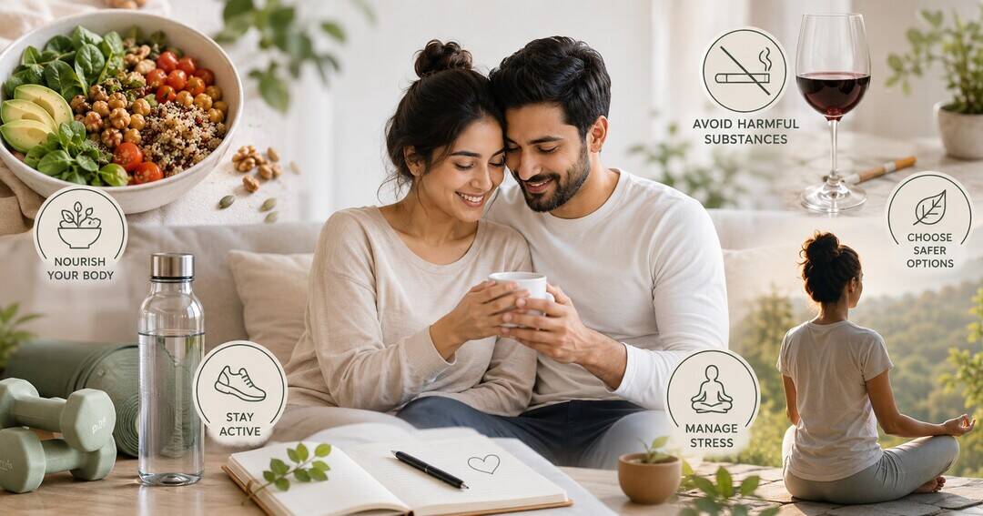Lifestyle choices may influence fertility when planning pregnancy