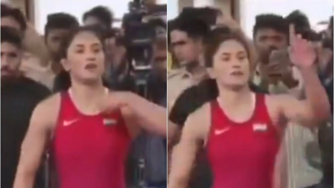 Video shows Vinesh saying 'Main vapas aaungi' to WFI officials after losing Asian Games trials