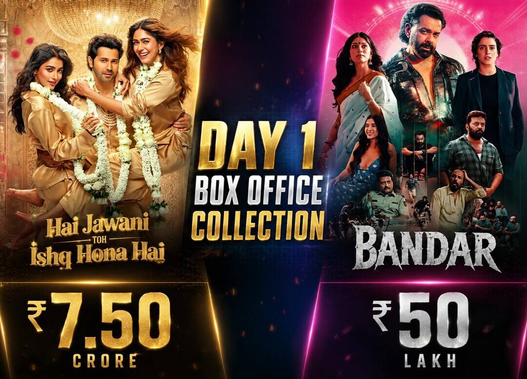 'Hai Jawani...' earns 1400% more than 'Bandar' on day 1 at box office