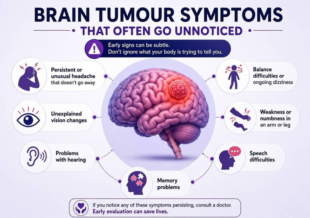 Neurologist shares brain tumour symptoms that often go unnoticed