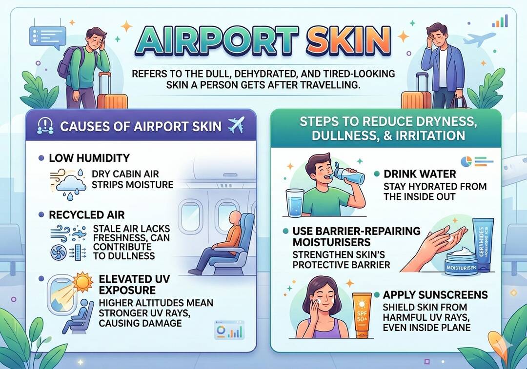 What is 'airport skin'?
