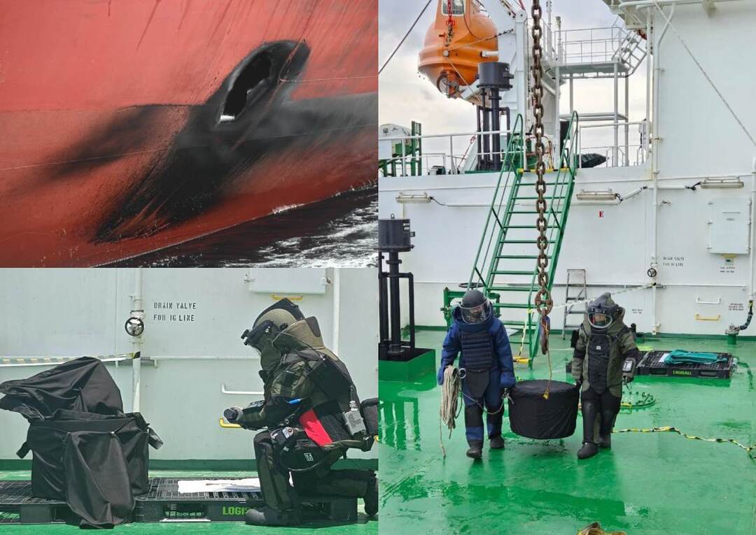 Indian Navy recovers unexploded missile warhead from attacked ship; pics surface